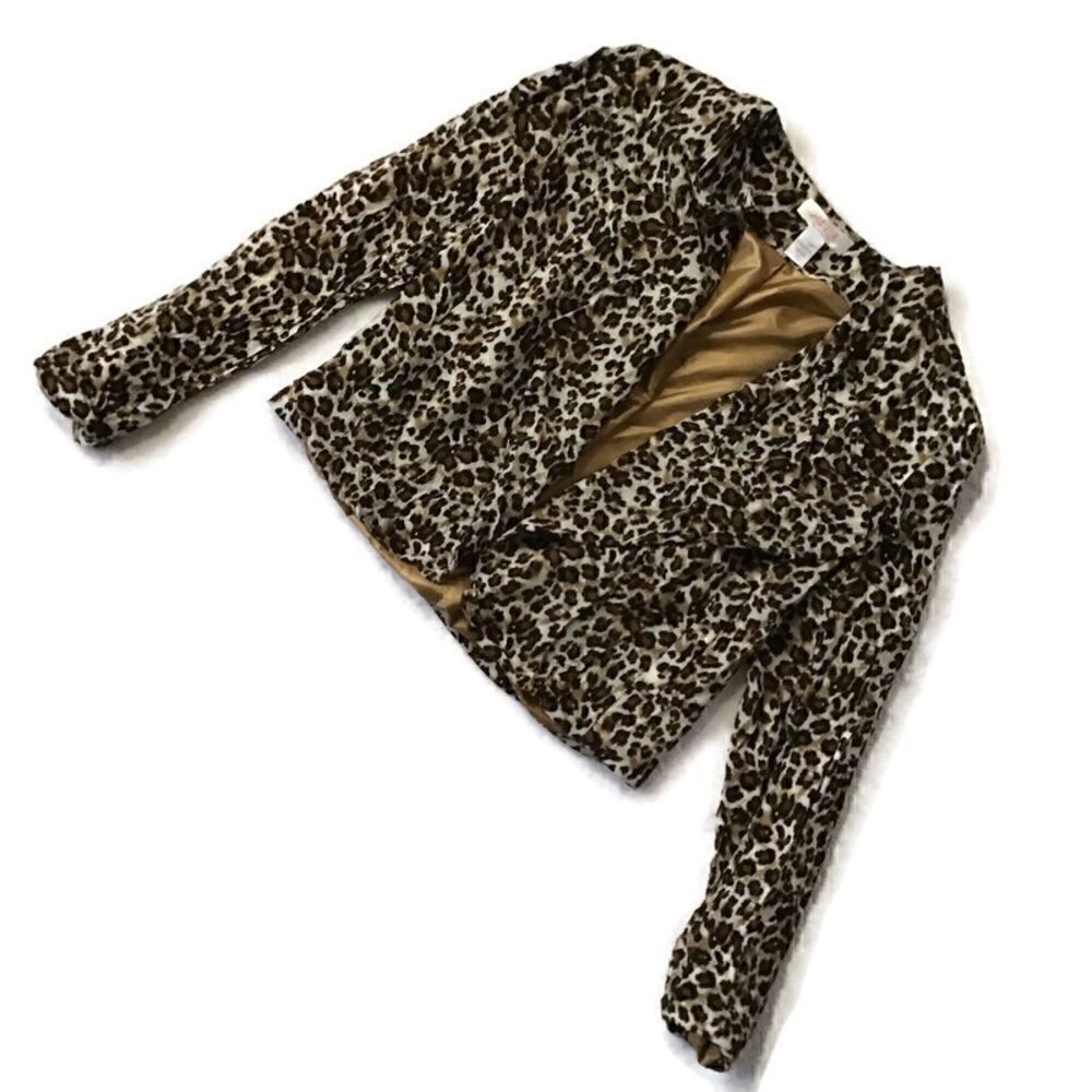 Hit List LA Leopard Bolero Blazer Jacket